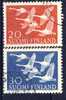 Finland 1956. NORDEN. Birds:Swans. Michel 465-66. Cancelled(o) - Used Stamps