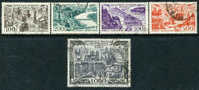 France C23-27 (Yvert 24-27+29) (Michel 861-865) XF Used Airmail Set From 1949-50 - 1927-1959 Gebraucht