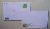 Taiwan Pre-Stamp 2010 Teacher Day Postal Card Postal Stationary Four-leaf Clover Book - Postwaardestukken