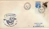 Carta, Exhibition, CALGARY , 1954, ( Canadá), Cover, Letter - Lettres & Documents