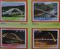 2007 Taiwan Bridge Stamps (I) Architecture River - Wasser