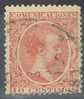 España, 10 Cts Bermellon, Alfonso XIII,  Num 218  º - Used Stamps