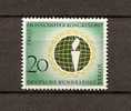 GERMANY DEUTSCHE BUNDESPOST BERLIN 7. WELTFRONTKÄMPFER-KONGRESS 1957 / MNH / 177 - Unused Stamps