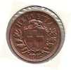 Schweiz Suisse: 2 Rappen / Cents  1912  (Bronze O 20mm, 3g)  -unz / -unc.   Originalpatina - 2 Centimes / Rappen