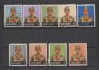 Brunei 1975, Used Hinged, Defin., 9v, Few Tropical Spots, As Scan - Brunei (...-1984)