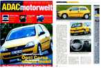 ADAC Motorwelt 9/2000  Mit :  Der Neue Opel Corsa Weiter Auf Erfolgskurs - Automobile & Transport