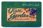 Olive Garden,  U.S.A. Carte Cadeau Pour Collection # 2 - Treuekarten