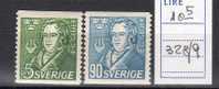 SVEZIA / SVERIGE 1947 ---* Rif. 328/329 - Ungebraucht