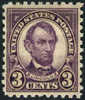 US #584 Mint Hinged 3c Lincoln Perf 10 From 1925 - Ungebraucht