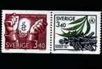 SWEDEN/SVERIGE - 1986  INTERNATIONAL YEAR OF PEACE PAIR  MINT NH - Unused Stamps