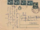 Cartolina  Postale "Democratica"  - Cent. 60 X 5  -  20.09.1946 - Marcophilia