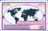 # KOWEIT 18 Worldwide Map (reduce Rates) Kd5 Gpt   Tres Bon Etat - Koeweit
