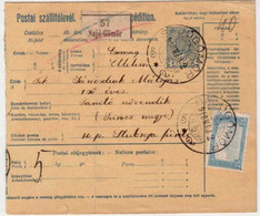 HONGRIE - BULLETIN D'EXPEDITION De SAJO GÖMÖR Pour STUBNYA - 1918 - - Postal Stationery