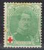 Sello BELGICA, Cruz Roja Num 129, Cat Yvert * - 1914-1915 Rotes Kreuz