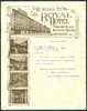 THE ROYAL HOTEL, Woburn Place, Russell Square, London (1929) Pour Réservation De M. De Longeaux... - Royaume-Uni