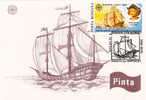 CRISTOFOR COLUMB EXPLORER, DISCOVERY-AMERICA  MAXIMUM CARD,CEPT 1992 - Romania. - Onderzoekers