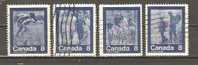 CANADA 1974  - OLYMPIC GAMES - CPL. SET - USED OBLITERE GESTEMPELT USADO - Zomer 1976: Montreal