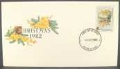Australia 1982 Christmas FDC 35c Stamp - Cartas & Documentos