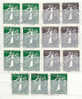 CHZ25 - Lot De Timbres Se Tenant Expo 1939 Obl. - Se-Tenant