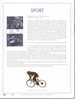 2001 OPB 3012/13 - BELGISCH OLYMPISCH COMITE - WIELRENNEN EN TURNEN - MET BELGICA STEMPEL - GESLAGEN IN FIJN GOUD 23KT - Deluxe Sheetlets [LX]