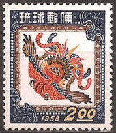 RYUKYU ISLANDS..1957..Michel # 56...MLH. - Riukiu-eilanden