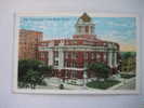 Macon Ga  Bibb County Court House Vintage Wb - Autres & Non Classés