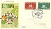 FRANCE 1963 EUROPA CEPT FDC - 1963