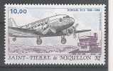 SAINT PIERRE ET MIQUELON , Poste Aérienne 1988,Yvert N° PA 67,"AVION Douglas DC 3  "neuf **,TTB - Ongebruikt