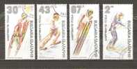 BULGARIA 1991 - CPL. SET - USED OBLITERE GESTEMPELT - Winter 1992: Albertville