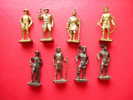 LOT 8 PIECES SOLDATS FIGURINES METAL KINDER-INCAS 3-B.MASTERSON-JIM BRIDGER-TAHROHON-VICTORIO-CUT NOSE X2 -KIT CARSON - Metallfiguren