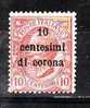 1919 - OCCUPAZIONE - TRENTO E TRIESTE - GI - N.4 - VAL. CAT. 4.00€ - Trentin & Trieste