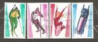 BULGARIA 1987 - WINTER OLYMPIC GAMES - CPL. SET - USED OBLITERE GESTEMPELT USADO - Hiver 1988: Calgary