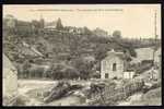 CPA  ANCIENNE- FRANCE- SAINTE-SUZANE (53)- VUE GENERALE COTÉ NORD ET LE GRAND MOULIN- PONT ANIMÉ- - Sainte Suzanne