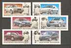 BULGARIA 1992 - AUTOMOBILES - CPL. SET - USED OBLITERE GESTEMPELT - Oblitérés