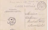 CARTE TYPE BLANC  OBLITERE GARE DE RUFFEC  CHARENTE  1905 - Temporary Postmarks