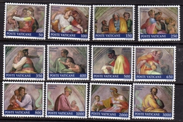 CITTÀ DEL VATICANO VATICAN VATIKAN 1991 CAPPELLA SISTINA SISTINE CHAPEL SERIE COMPLETA COMPLETE SET  MNH - Ungebraucht