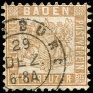 Pays :  20,4 (Allemagne: Bade (Grand-Duché))   Yvert Et Tellier N° :  15 A (o) - Used