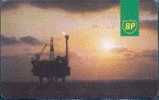 # UK_OTHERS OFFSHORE-BritishPetroleum -R4E IPL (on Reverse) 100 Iitl 04.91  Tres Bon Etat - Plateformes Pétrolières