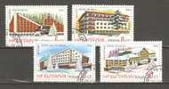 BULGARIA 1988  - HOTELS - CPL. SET - USED OBLITERE GESTEMPELT USADO - Hostelería - Horesca