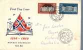 (12) -1 Cover FDC From Norway 1964 - FDC