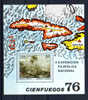 Cuba 1976, Exposition Philatélique, Bf 47 **, Cote 4,50 € Peinture  Geographie - Neufs