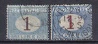 SS3155 - REGNO 1870 , Segnatasse Il N. 11 Ed Il N. 27 - Portomarken
