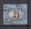 SS3161 - REGNO 1870 , Segnatasse 5 Lire N. 13  Usato - Portomarken