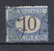 SS3164 - REGNO 1870 , Segnatasse 10 Lire N. 14 - Taxe