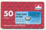 Petro Canada,  CANADA, Carte Cadeau Pour Collection Bilingual # 3 - Gift And Loyalty Cards