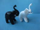 éléphants Miniatures En Céramique  & - Animals