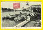 PENICHE 1906 BORDS DE LA SEINE PARIS Dép 75 BATEAU NAVIRE BOOT SHIP MARIN TRANSPORT CANAL C14 - Hausboote