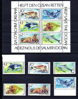 Bulgaria 1991 MiNr. 3959 - 3964 Bulgarien Marine Mammals  6v+1m/sh  MNH** 4,90 € - Dolphins