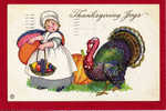 Embossed, Thanksgiving Joys,   1916 - Thanksgiving