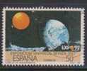 Spain 1987 Used, EXPO, Moon Surface, Earth., Stars, Astronomy - Sonstige & Ohne Zuordnung